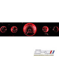 1965-1966 Mustang LED Gauge Kit- Red