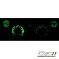 1967-1968 Mustang LED Gauge Kit- Green