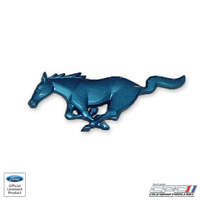 1994-2004 Mustang Running Horse Emblem - Bright Blue