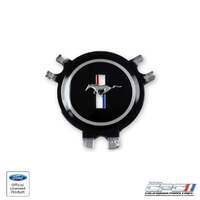 1966 Mustang Hub Cap Center Medallion, "Chrome"