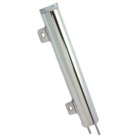 1965 - 1973 Mustang 2" X 15" Alloy Radiator Overflow Tank - Stainless