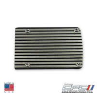 Plain A/C Compressor Cover Plate - Matte Finish