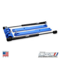 2007-2014 Mustang GT500/2011-2014 Mustang V6/GT Gas Strut Hood Lift Kit - Grabber Blue