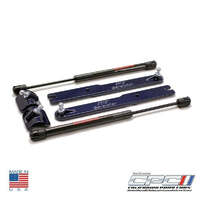 2007-2014 Mustang GT500/2011-2014 Mustang V6/GT Gas Strut Hood Lift Kit - Kona Blue