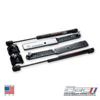 2005-2010 Mustang V6/GT Hood Lift Kit - Hydrocarbon Fiber