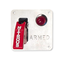 Eleanor Mustang Nitrous Armed Switch Plate with Lamp 1967 1968