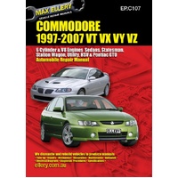 Holden Commodore VT VX VY VZ Repair Manual 1997-2007
