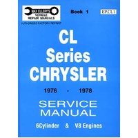 Chrysler CL Series Service Manual 76-78 [Book 1]