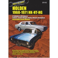Workshop Manual for Holden HK HT HG 6 & 8 Cyl