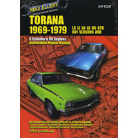 Holden Torana LU LJ LH LX GTR XU-1 Repair Manual 69-79