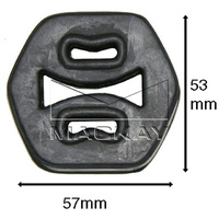 Exhaust Mount (Volvo 740 2.3L I4)