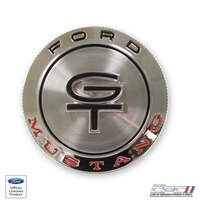 1966 Mustang "Gt" Gas Cap - Vented w/ Security Cable