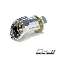 1964-1966 Mustang Trunk Lock Bezel Kit - Chrome