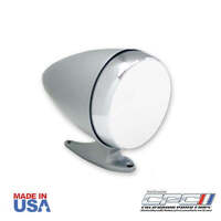 1965-1967 Mustang Bullet Door Mirror - Argent Flat