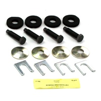 1965 - 1968 Mustang Rear Bumper Brackets (16) Hardware Only