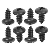 1966 Mustang Pre 20/12/66 Floorboard Hole Covers(8) Hardware Only