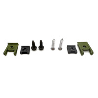 1968 Mustang 8pc Heater Control to Dash Dlx Mounting Hardware