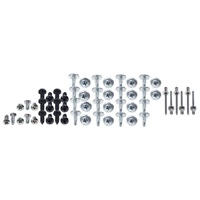 1971 - 1973 Mustang Coupe 56pc Roofrail Weatherstrip Mounting Hardware