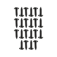 1971 - 1973 Mustang 22pc Window Seals At Door Rear & Quarter Mounting Hardware