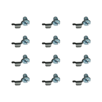 1964 1/2 - 1966 Mustang 12pc Door Latch Rod End Clips