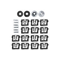 1964 1/2 - 1968 Mustang Convertible 22pc Window Front Moldings Mounting Hardware