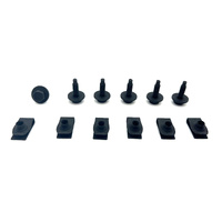 1969 Shelby Mustang Hood Lock Brackets To Body Mounting Hardware