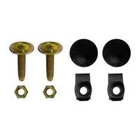 1969 - 1970 Mustang Hood Leveler U-Nuts (2) & Jam Nuts (2)