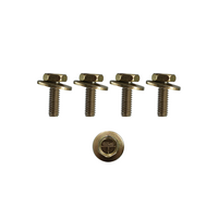 1971 - 1973 Mustang 4pc Hood Twist Lock Retainers On Hood Hardware