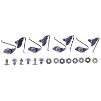 1969 Mustang Trunk Lid & Extension Moulding Hardware