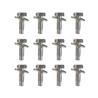 1968 Mustang 12pc Fender Tops Only Mounting Hardware (4 Dots)