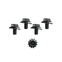 1964 1/2 - 1966 Mustang 4pc Window Guide At Door Openings Mounting Hardware