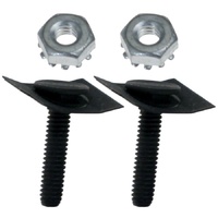 1967 - 1968 Mustang 4pc Speaker to Dash Mounting Hardware