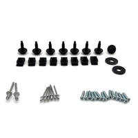 1969 Mustang Fastback Quarter Trim Panels Mounting Hardware