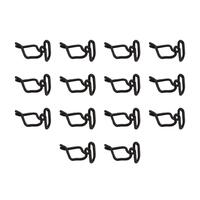XA Falcon Front Seat Back Retaining Clip Set