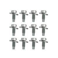 1969 - 1970 Mustang 12pc Fender Tops Only Mounting Hardware (RBW Logo)