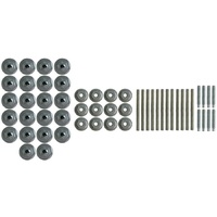 1964 1/2 - 1966 Mustang Fastback 52pc Air Vent Grills Mounting Hardware