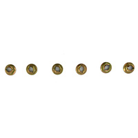 1964 1/2 - 1966 Mustang 6pc Vinyl Top Mouldings Mounting Hardware