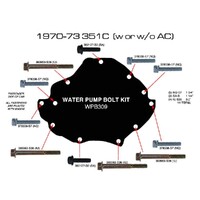 1970-73 Mustang Water Pump Bolts (351C)