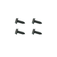 1967 Mustang 4pc Heater Delete Plate Mounting Hardware