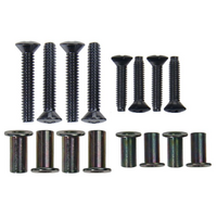 1969 - 1970 Mustang 16pc Rear Window Louvers / Slats Mounting Hardware (Factory Style)
