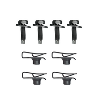 1970 Mustang 8pc Sport Lamp Brackets Mach 1 Grill Mounting Hardware