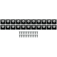 1965 Mustang All Front & Fastback Rear 44pc Window Moldings Mounting Hardware