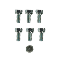 1964 1/2 - 1965 Mustang 6pc Wiper Arm Pivots to Cowl Panel Mounting Hardware
