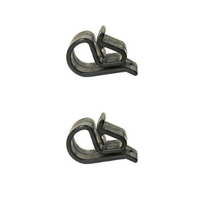 1967 - 1968 Mustang 2pc Wiring Door Speakers Wire Looms / Clips