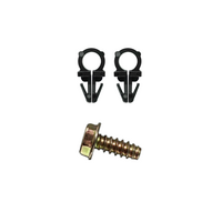 1971 - 1973 Mustang Fastback 3pc Trunk Light & Wiring Mounting Hardware