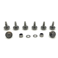 1964 - 1966 Mustang Hood Latch & Support Braces Mounting Hardware