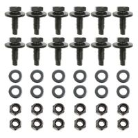 1967 - 1970 Mustang Shock Tower Brace Hardware Kit - Stainless Steel
