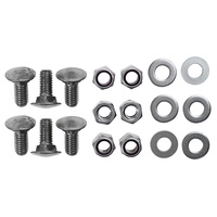 1967 - 1970 Mustang Shock Tower Top Mounting Kit Stainless Steel