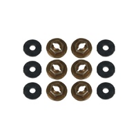 1968 Mustang 6pc Quarter Panel Ornaments Mounting Hardware