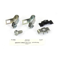 1964 - 1966 Mustang Brake Line Clips with Disk - Shared